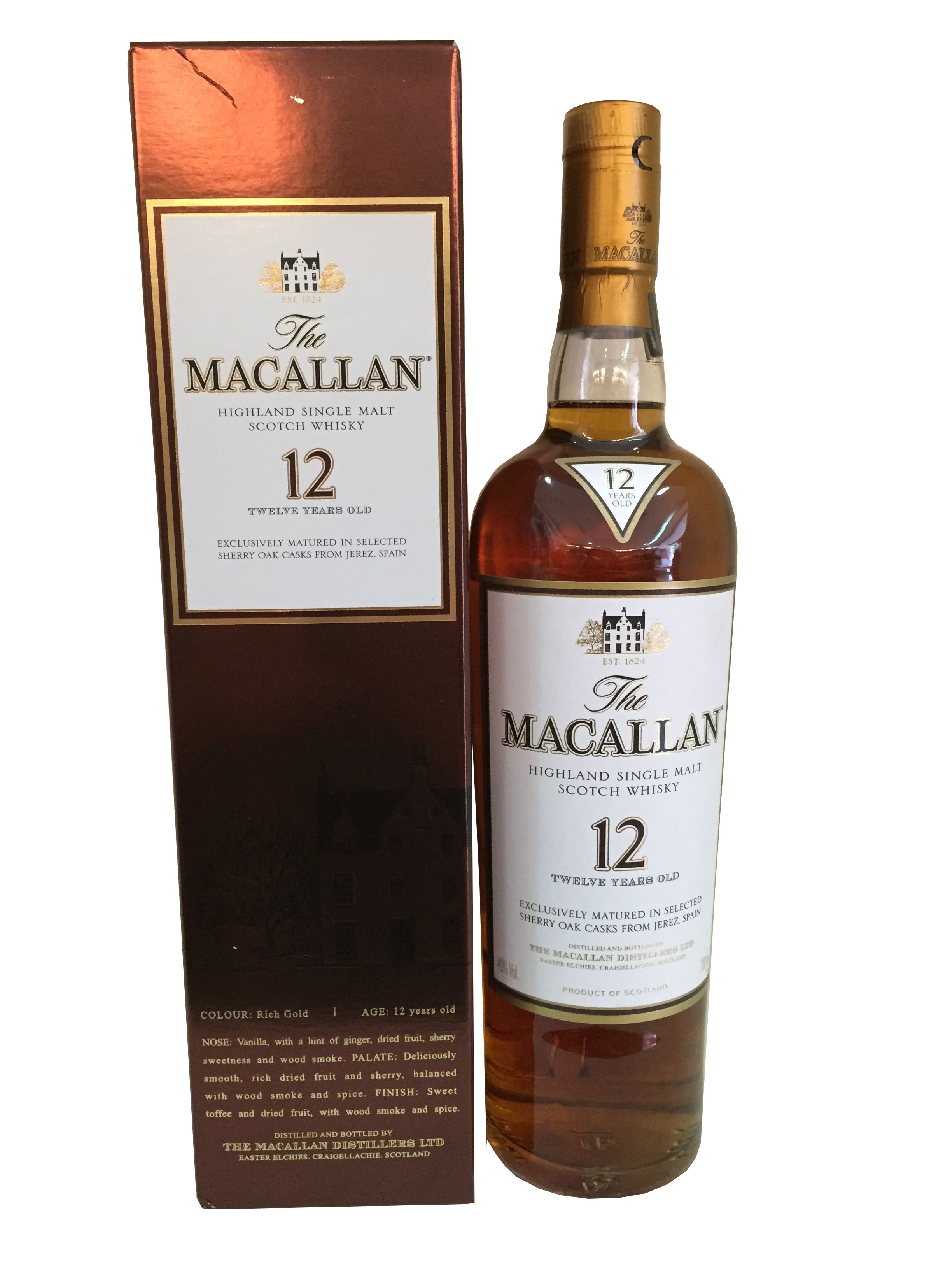麥卡倫12年 經典威士忌