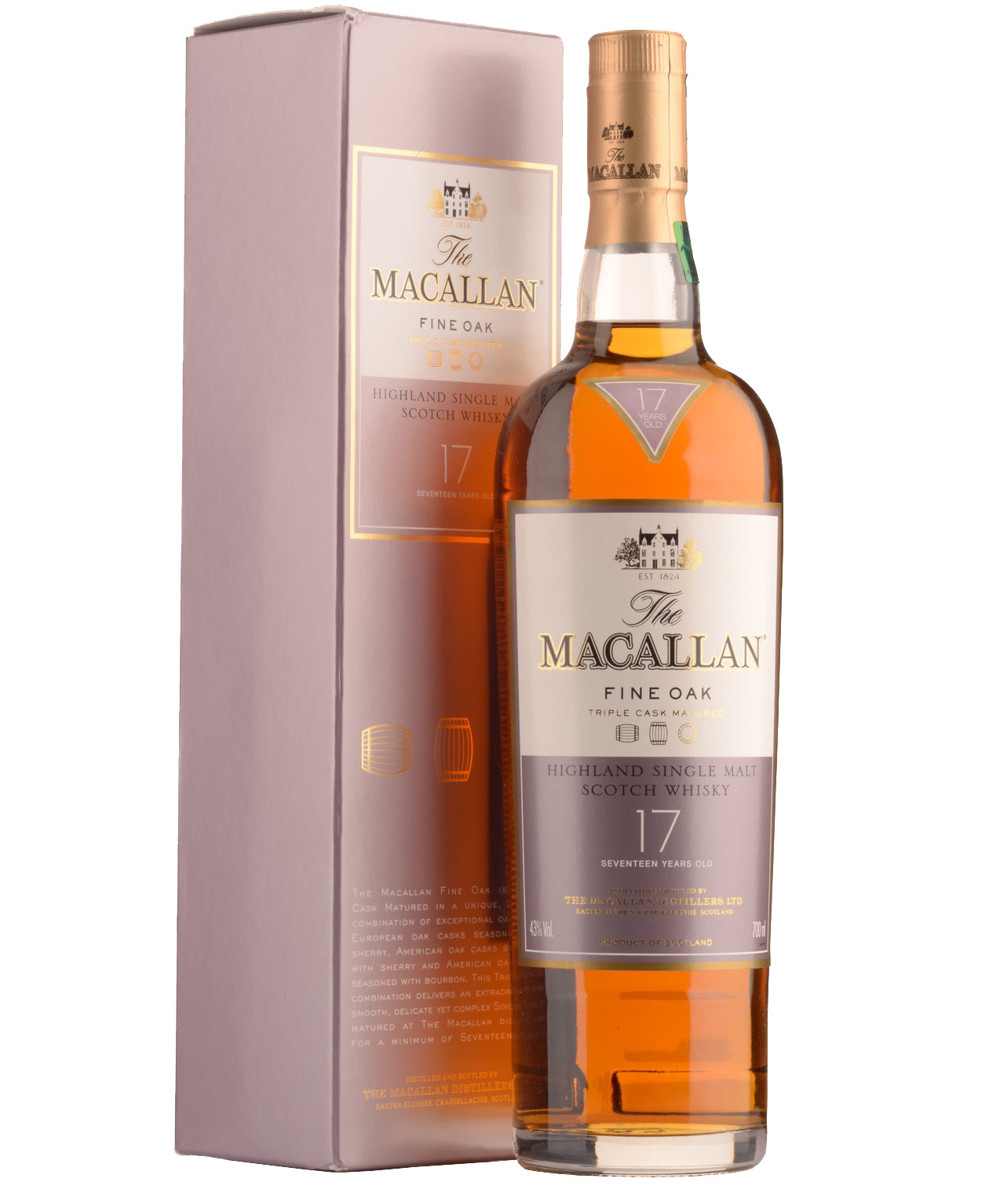 麥卡倫 黃金三桶17年單一純麥