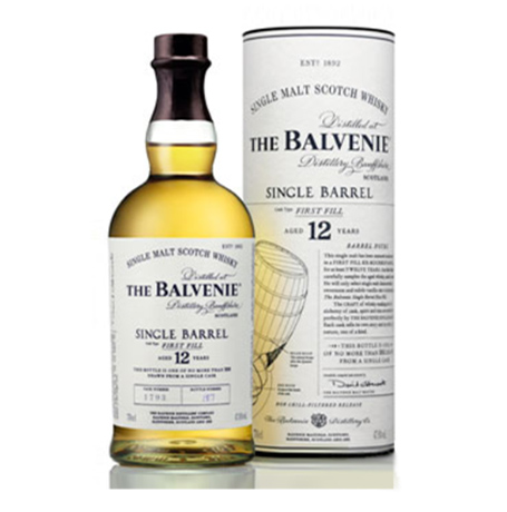 百富尼12年 Balvenie 12 Years Old 單一酒桶單一麥芽威士忌700ml